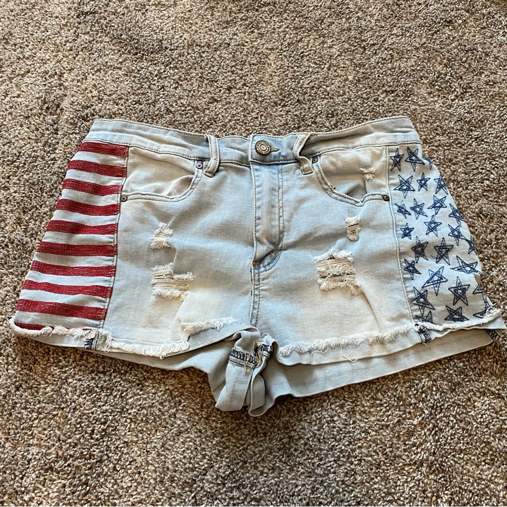 Indigo Rein American Flag Shorts